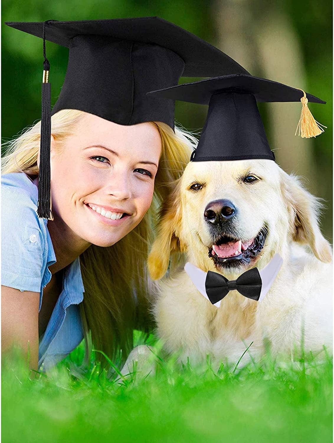 Amazon.com : HNHPE Dog Graduation caps Pet Graduation Caps : Pet Supplies